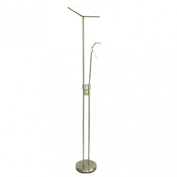 Pie De Salon Betelgeuse 5w+18w 4000k Cuero 1,8m C/lector Regulable Intensidad Luz Pie De Salon Betelgeuse 5w+18w 4000k Cuero 1,8m C/lector Regulable Intensidad Luz