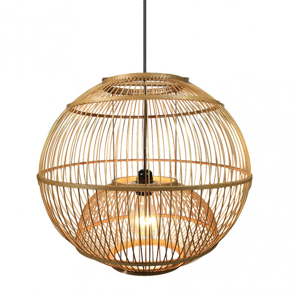 Colgante Bambu 1xe27 Croton Regx40d