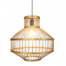 Colgante Bambu 1xe27 Croton Regx35x35 Cm