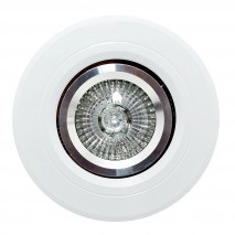 Empotrable Andros Redondo 2,5x10x10 Cm Blanco Gu10 Corte 7 Cm