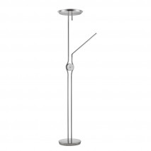 Pie De Salon Westerlund 30+4w 4000k Niquel 180x35x35 Cm C/lector con reg.int. y 3000-4000-6500k