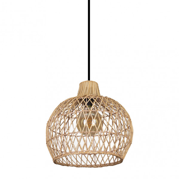 colgante Rattan Dracena 1xe27 Regx39x39 Cm