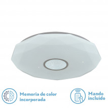Plafon Red. Saboya 72w 3000-4000-6500k  7x50x50 Cm  5616lm.reg.intens.y C.remoto C/memoria