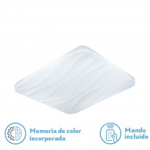 Plafon Zhukov 96w 3000-4000-6500k 6,5x53x53 Cm 7488lm.reg.intens.y C.remoto C/memoria