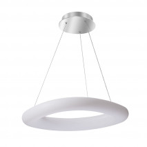 Colgante Paris Gr 60w 3000-4000-6500k Blanc/plata 5100Lm Regx73x48 Cm C/remoto, Memoria Y Reg.Intensidad