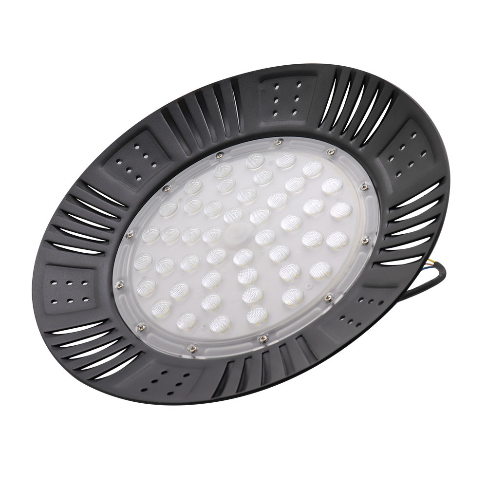 Campana Industrial Granito 200w 6500k Negro 22000lm 11x40x40 Cm