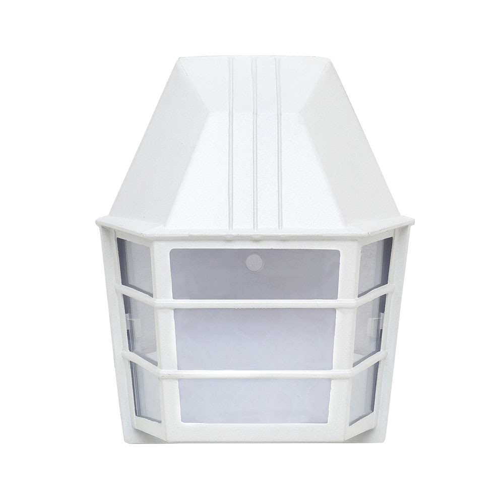 Aplique Exterior Aluminio Acrux 1xe27 Blanco Ip23 24x20x11,5 Cm