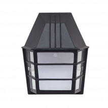 Aplique Exterior Aluminio Acrux 1xe27 Negro Ip23  24x20x11,5 Cm