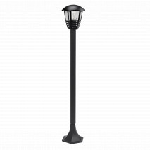 Farola Exterior Aluminio Alnilan 1xe27 Negro Ip446 94x18x18 Cm