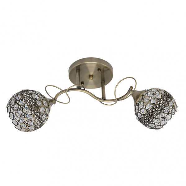 lampara Lalibela 2xe14 Cuero 22x51x14,5 Cm