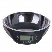 Bascula Cocina Pantalla Lcd Cuenco 700ml Carga 5kg Apagado Man. Y Autom. Precis. 1g Negro