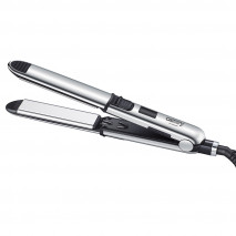 Plancha De Pelo C/placas Titanio 130ºc-230ºc Inox. 500w Ionizacion Apagado Autom.