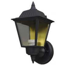 Aplique Exterior Salamanca Negro 1xe27 26x13,5x15 Cm