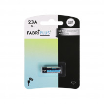 Blister 1 Pila 23a 12v Fabriplus Super Alcalina 0%mercurio 11,5x8,5x1,2 Cm