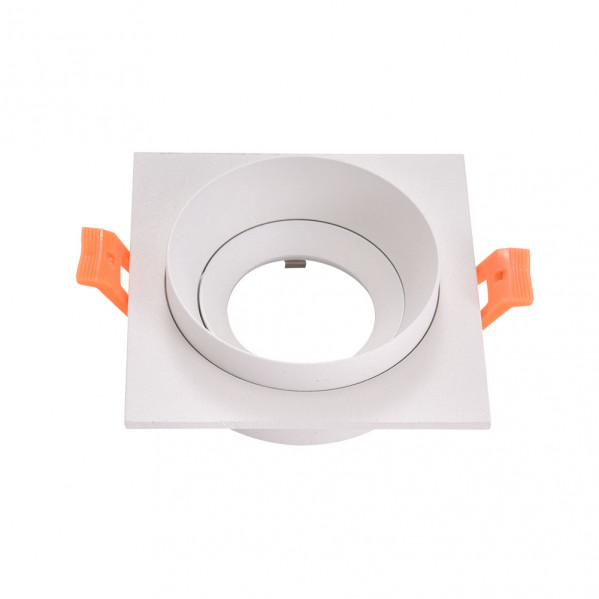 Empotrable Orient.son Doong 1xgu10 Cuadrado Blanco 1,5x9,2x9,2 Cm 8 De Corte.c/portalampara Empotrable Orient.son Doong 1xgu10 Cuadrado Blanco 1,5x9,2x9,2 Cm 8 De Corte.c/portalampara
