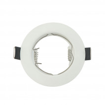 Empotrable  Magura 1xgu10  Redondo Blanco Mate 2,5x8x8 Cm Corte 6 Portalamparas Incluido