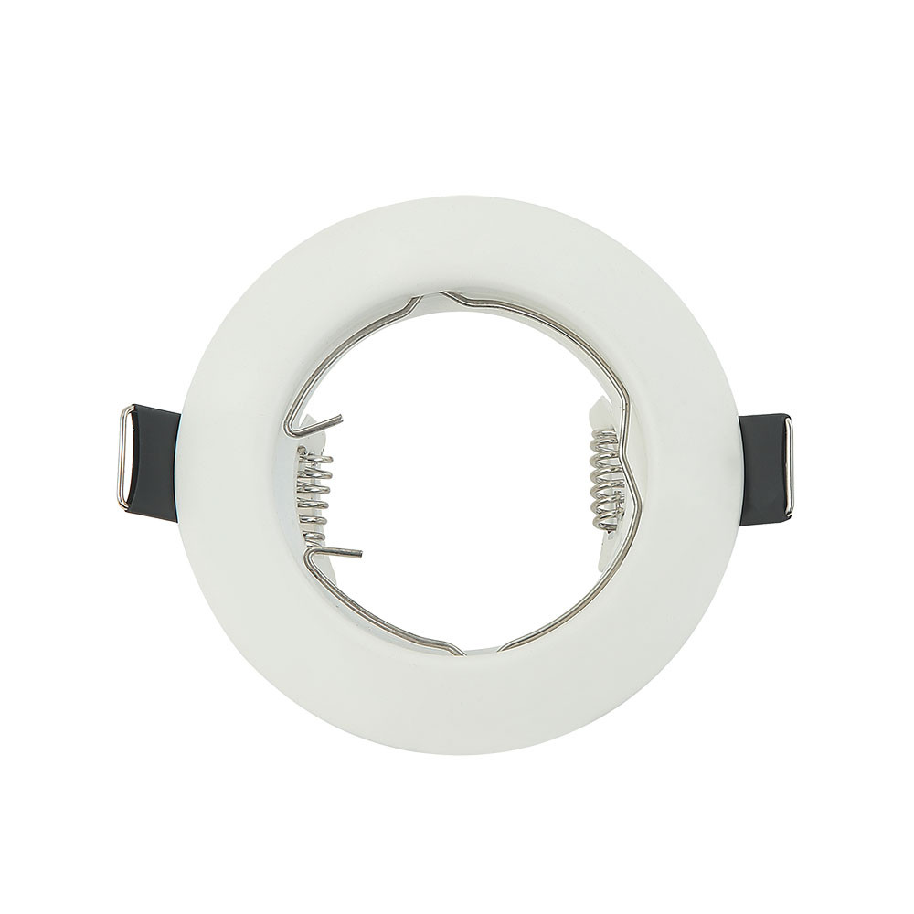 Empotrable Magura 1xgu10 Redondo Blanco Mate 2,5x8x8 Cm Corte 6 Portalamparas Incluido