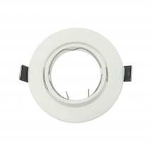 Empotrable  Orient. Magura 1xgu10  Red. Blanco Mate 2,5x9x9 Cm Corte 6 Portalamparas Incluido