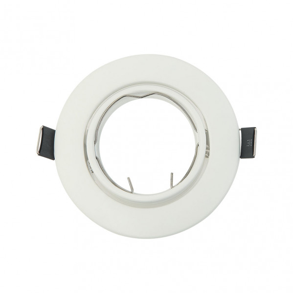 empotrable  Orient. Magura 1xgu10  Red. Blanco  2,5x9x9 Cm Corte 7 Portalamparas Incluido