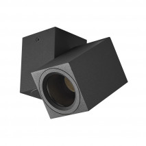 Foco Nerja 1xgu10 Negro 10,4x12,3x6 Cm Orientable 360º