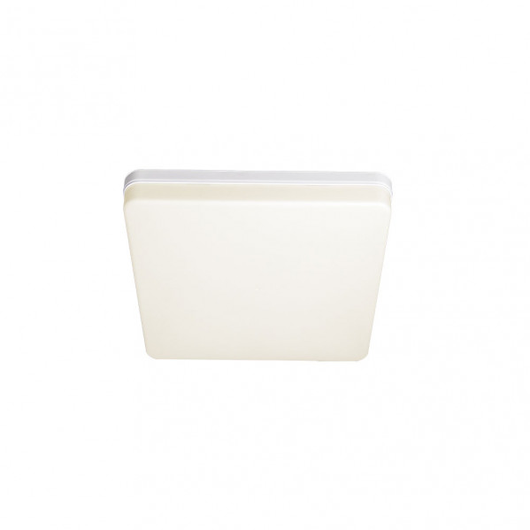 plafon Futuro 24w 4000k Blanco Cuadrado 2160lm  3,7x18x18 Cm  Sistema De Encaje Rapido