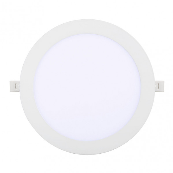 downlight Obsidiana 24w 6500k Blanco Redondo  2040lm 2,5x22,5x22,5 Cm Corte 20,5 Cm