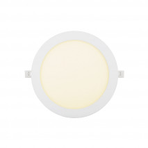 Downlight Obsidiana 18w 3000k Blanco Redondo 1530lm  2,5x22,5x22,5 Cm Corte 20,5 Cm