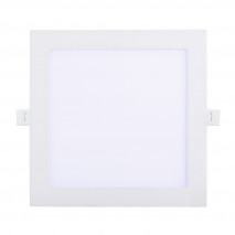 Downlight Basalto 24w 6500k Blanco Cuadrado  2040lm 2,5x22,5x22,5 Cm Corte 20,5x20,5 Cm