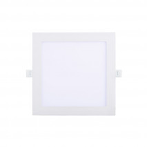 Downlight Basalto 18w 6500k Blanco Cuadrado  1530lm 2,5x22,5x22,5 Cm Corte 20,5x20,5 Cm