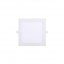 Downlight Basalto 12w 6500k Blanco Cuadrado 1080lm 2,5x17x17 Cm Corte 15,5x15,5 Cm