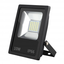 Proyector Led Smd Dacita 10w 6500k Negro 900lm   120º Ip66 13,5x11,5x4 Cm