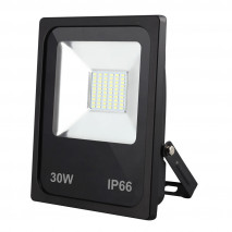 Proyector Led Smd Dacita 30w 6500k Negro 2700lm   120º Ip66 23x19,5x5 Cm