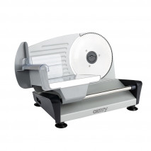 Corta Fiambres 400w Cuchilla Acero Inox. 19cm Ajuste Espesor 0-15mm Con Ventosas