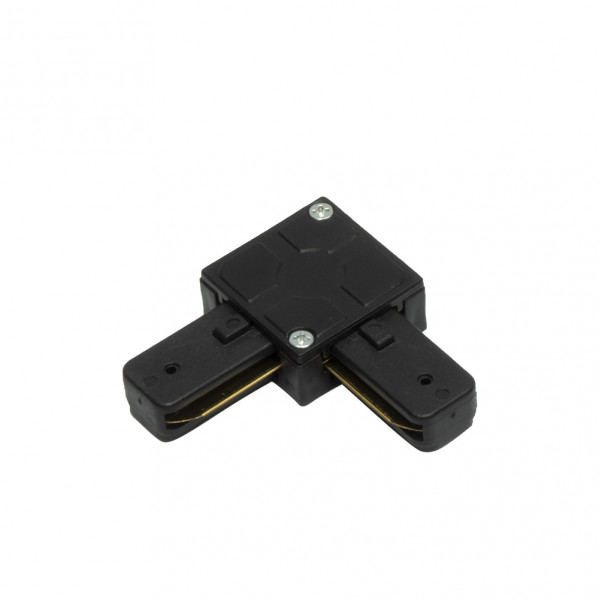 conector En L Pindal Negro 2 Hilos 1,5x6,5x6,5 Cm