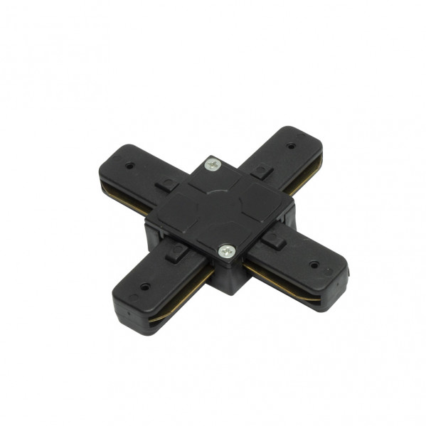 conector En X Pindal Negro 2 Hilos 1,5x9,5x9,5 Cm