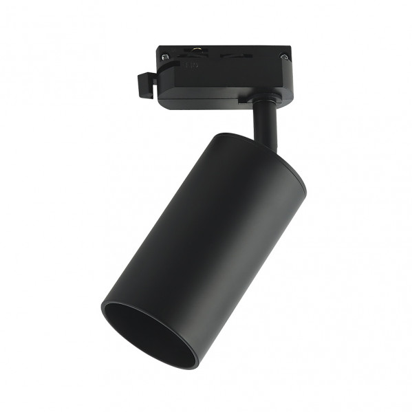 foco Carril Voronia 1xgu10 Negro 18,4x7,4x6 Cm Orientable 360Âº