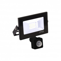 Proyector Kolyma 10w Led C/sensor 6500k Negro