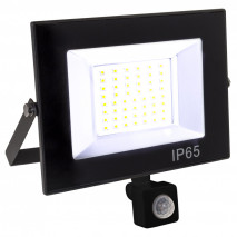 Proyector Kolyma 100w Led C/sensor 6500k Negro