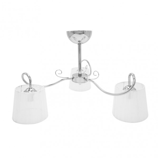 lampara Cuzco 3xe14 Cromo 37x60x60 Cm