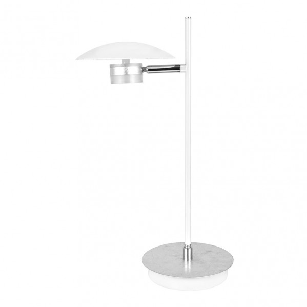 sobremesa Ciudad Del Cabo 1l 6w 4000k Blanco/plata  42x23x15 Cm 540 Lm Dirigible y Orientable