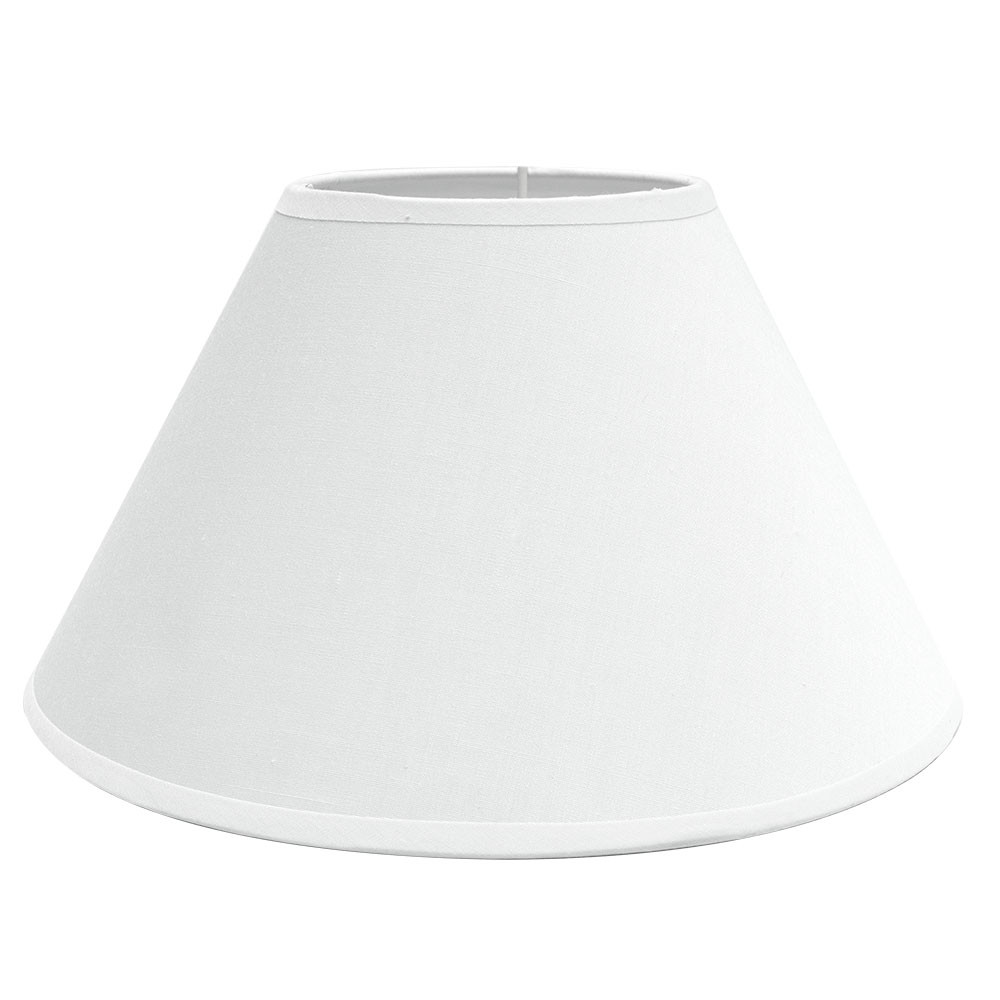 Pantalla Clara E27 Blanca 45dx23dx29h Conica Cerrada
