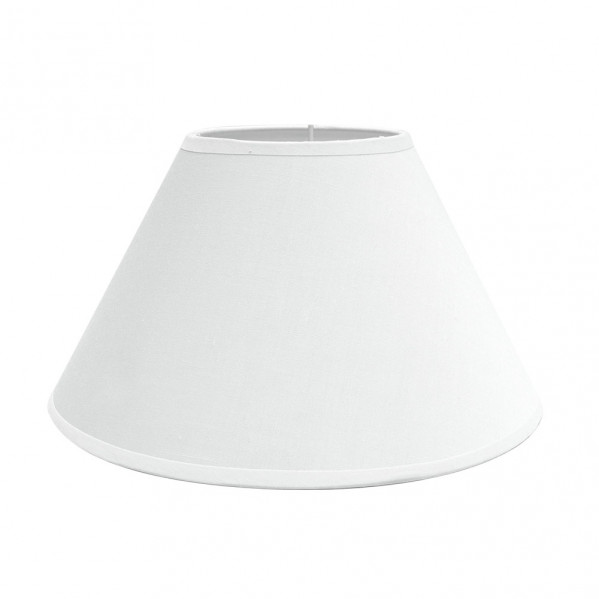 pantalla Clara E27 Blanca 40dx20dx26h Conica Cerrada