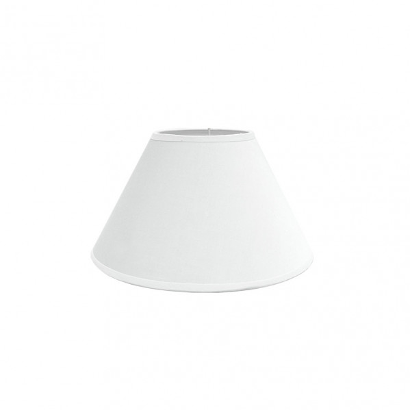 pantalla Clara E27 Blanca 30dx15dx20h Conica Cerrada