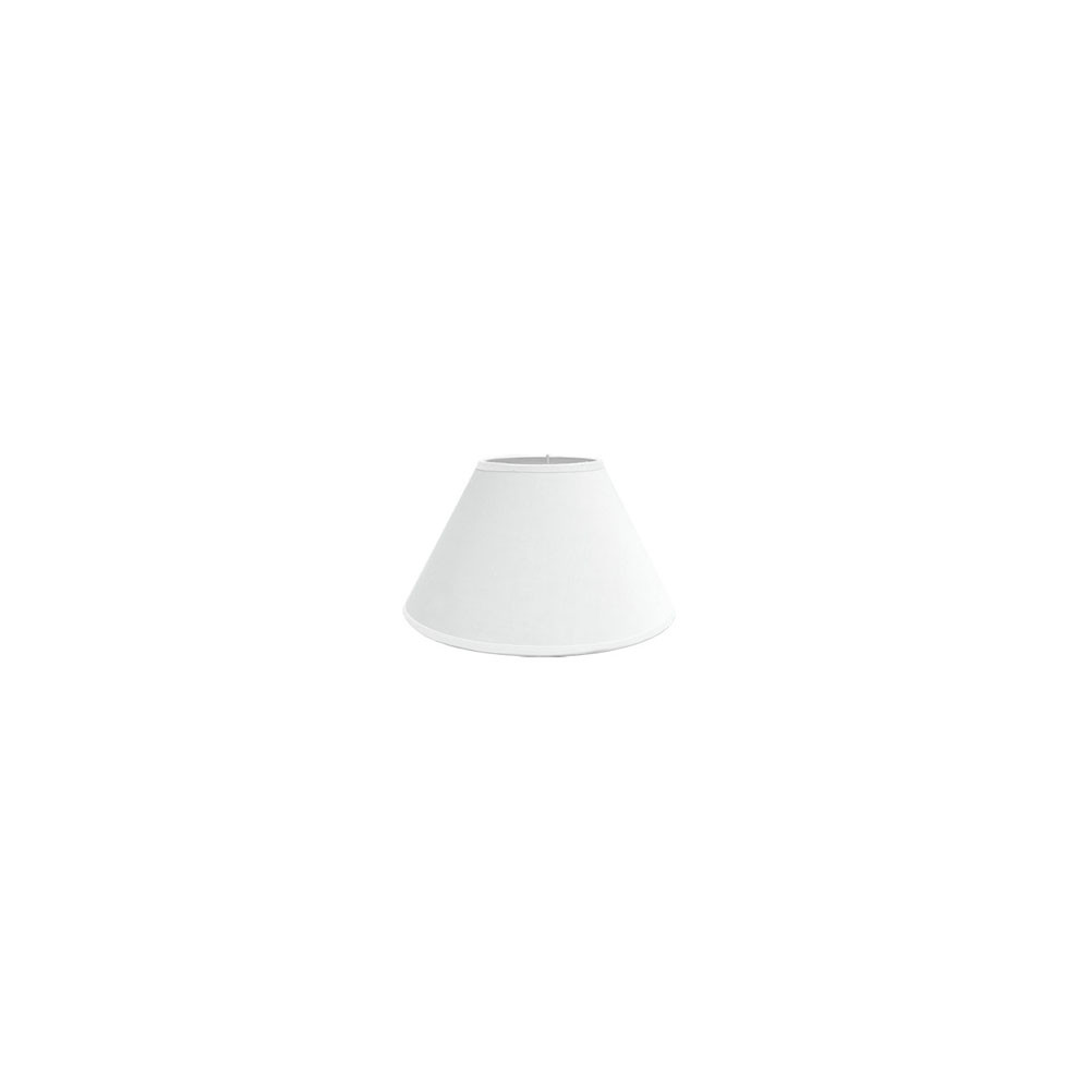Pantalla Clara Pinza Blanca 14dx8dx9,5h Conica Cerrada