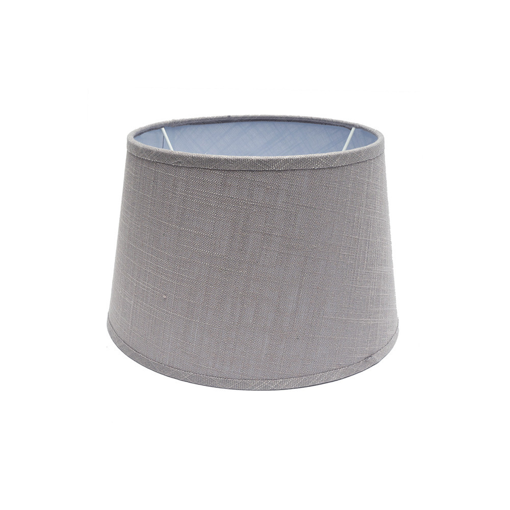 Pantalla Agueda E27 Gris 30dx22dx17h Conica Abierta