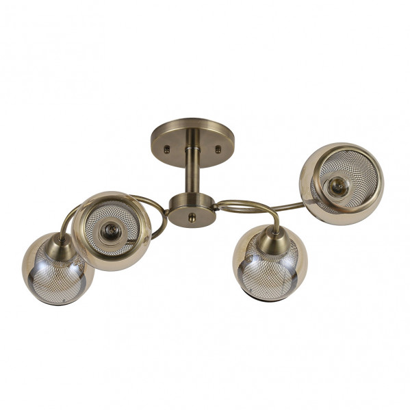 lampara Stanley 4xe27 Cuero 26x62x33 Cm