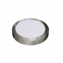 Downlight Superf.diabasa 18w 6500k Niquel Redondo 1530lm 3,5x22,5x22,5 Cm