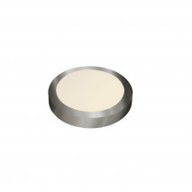 Downlight Superf.diabasa 12w 4000k Niquel Redondo 1080lm 3,5x17x17 Cm