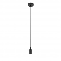 Arm.colgante Puja 1xe27 Negro Regx10x10 Cm