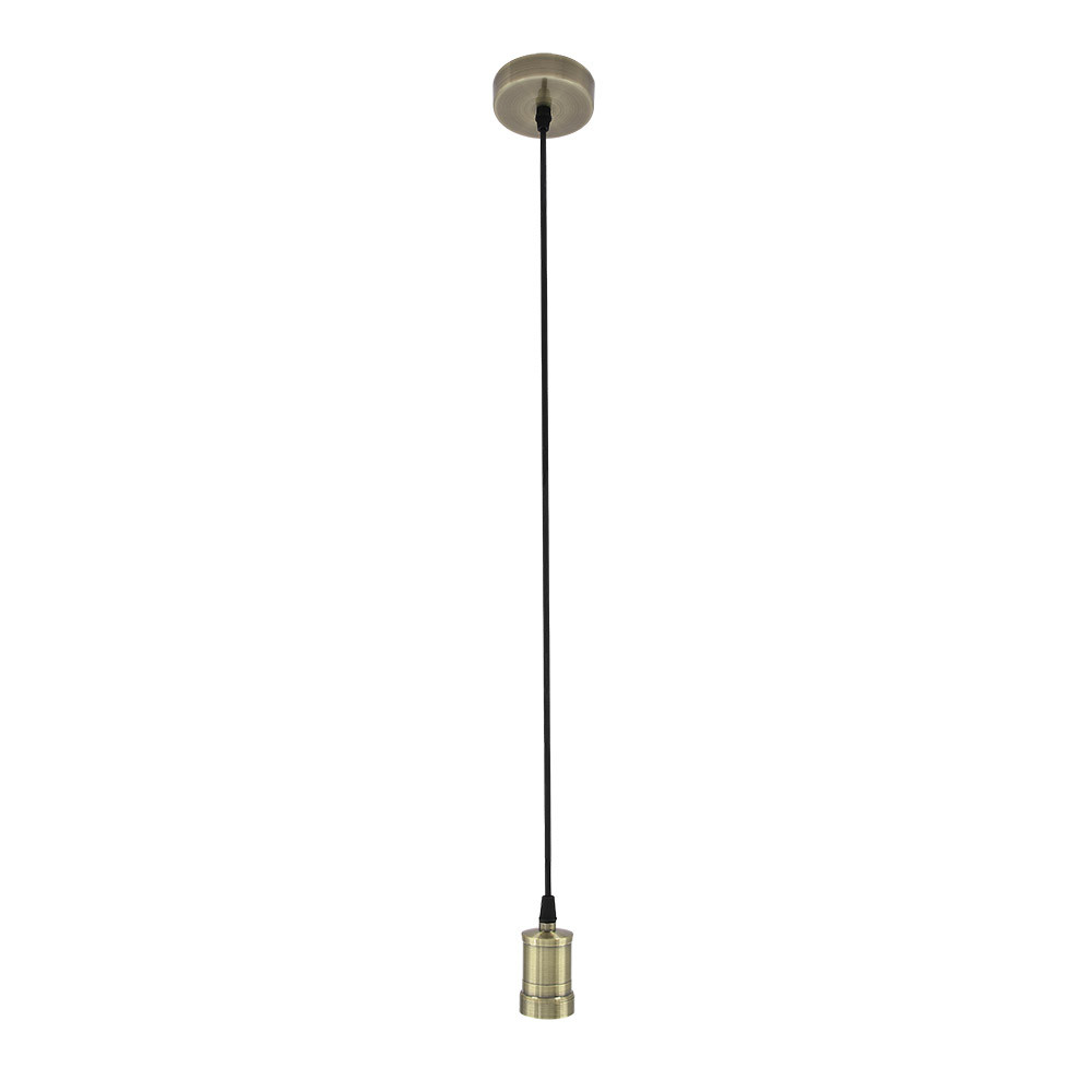 Arm.colgante Puja 1xe27 Cuero Regx10x10 Cm